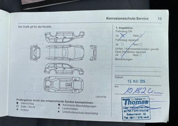 Opel Meriva cena 27500 przebieg: 168000, rok produkcji 2013 z Krośniewice małe 436